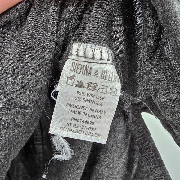 Sienna & Bellini Women's Dolman Sleeve Round Neck Long Sleeve Shirt Gray OS - Picture 6 of 8